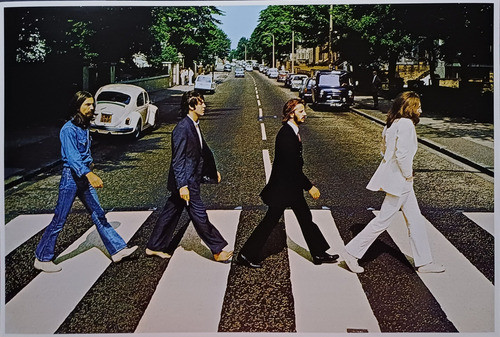 Poster The Beatles Abbey Road Nuevo Laser Rock 0