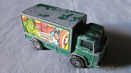 Antiguo Camion Leyland Corgi Juniors Repartidor Marvel Comic 0