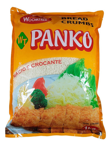 Panko Farinha Empanar Tonkatsu Tempura Woomtree 1kg Kit 2 Un 1