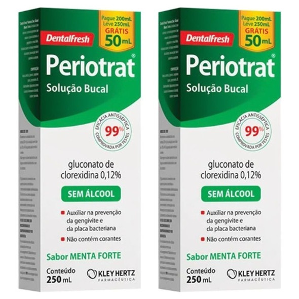 Kit 2 Periotrat Menta Forte Sem Alcool = Periogard 0 Kit 2 Periotrat Menta Forte Sem Alcool = Periogard 0
