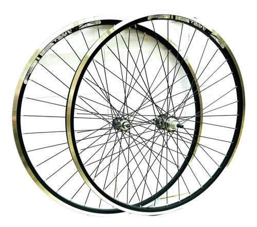 Par De Llantas Rod 28 Doble Pared Fixie Carrera Paseo Urbano 0