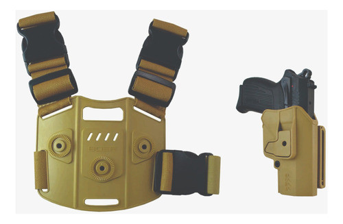 Combo Boer Arena Pistolera Nivel 2 + Muslera Glock 17/22/31 0