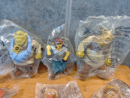 Muñecos Sherk De Mc Donald 1