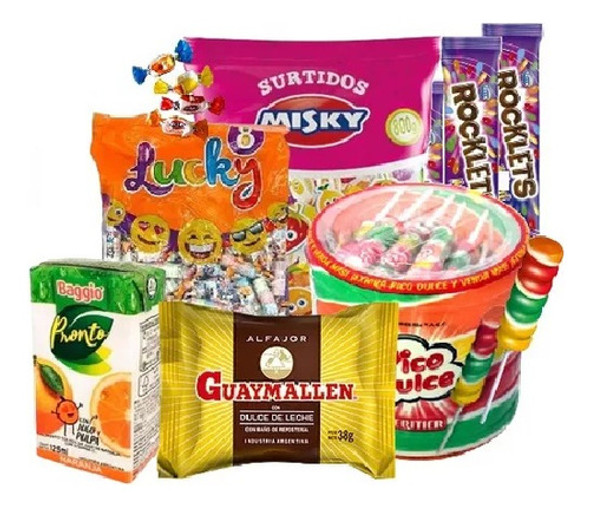 Combo Golosinas Cumpleaños 30 Chicos Fiestissima Liniers 0