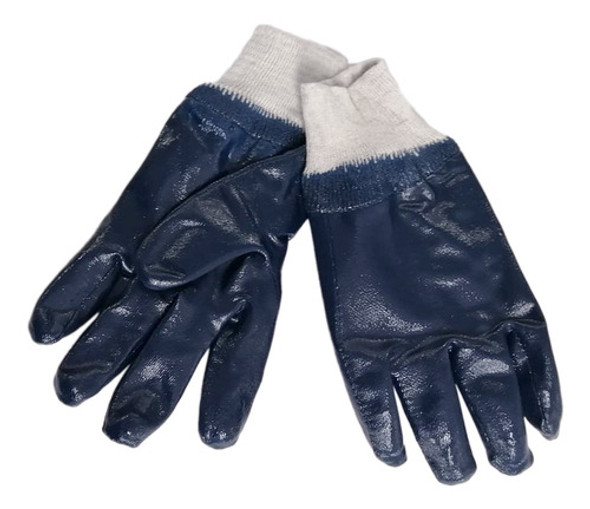 Par De Guantes De Nitrilo Azul 0