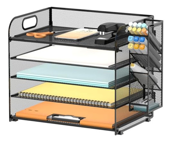 Supeasy Organizador De Escritorio De 5 Niveles Con 0