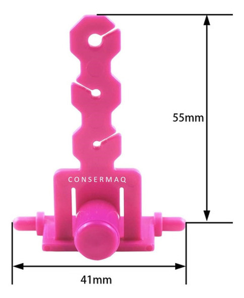 4 Guia Linha Máquina Tricô Manual Faz Gorro Touca Cachecol 1