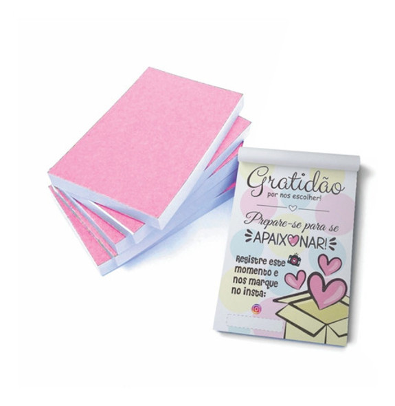 5 Blocos (500 Folhas) Agradecimento / Gratidão Pela Compra 0