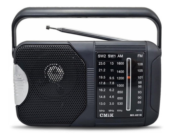 Radio Am Fm Con Manija Cmik Mk-610b Mf Shop 0