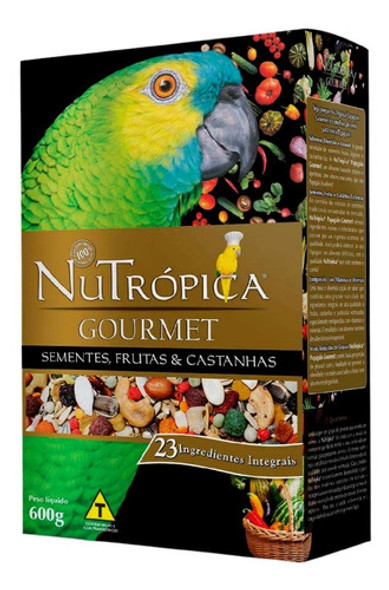 Nutrópica Papagaio Gourmet 600 G 0 Nutrópica Papagaio Gourmet 600 G 0