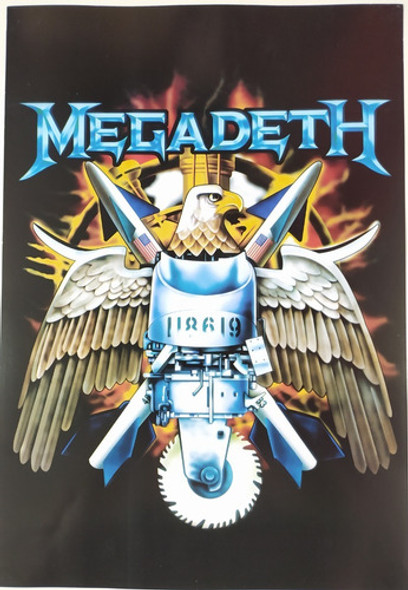 Poster Lamina Megadeth Vintage Decorativo Laser Rock 0
