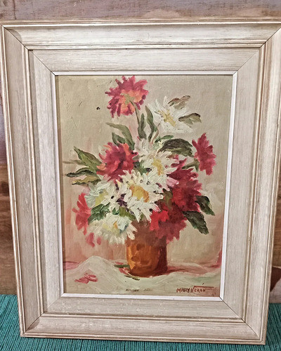 Óleo Sobre Cartón Entelado De La Autora Mary Veron 0