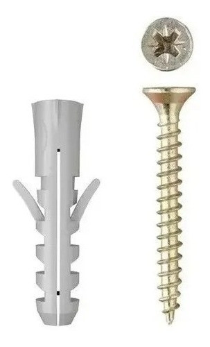 Kit Tarugos S N°8 + Tornillo 5 X 45 Fischer X 10 Unidades 0
