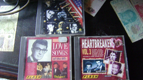 3 Cds Love Songs Of The 60`s Heart Breakers Hist Del Jazz 0