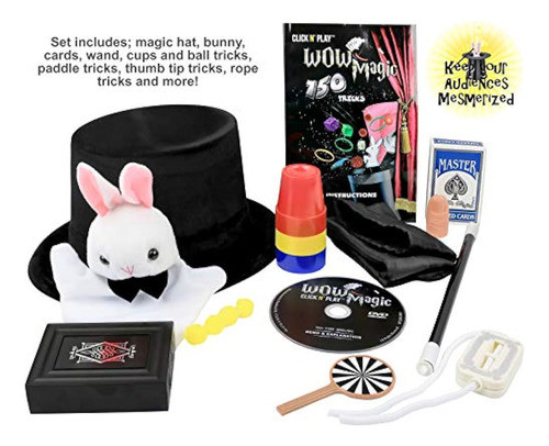 Click N' Play Kit De Mago Y Juego De Magia Para 1