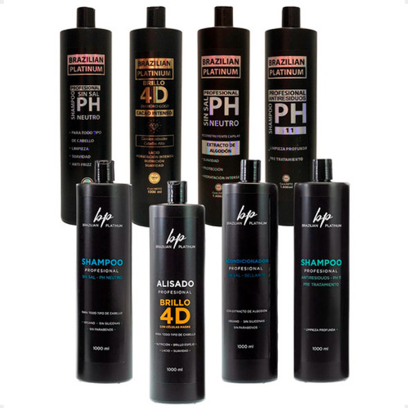Alisado , Shampoo Sin Sal Y Anti, Acond (4lt) 0