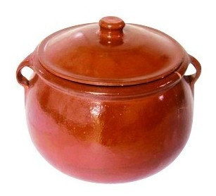 Olla Bombé Con Tapa Cerámica Vitrificada 4.5lt Corzana C.304 1