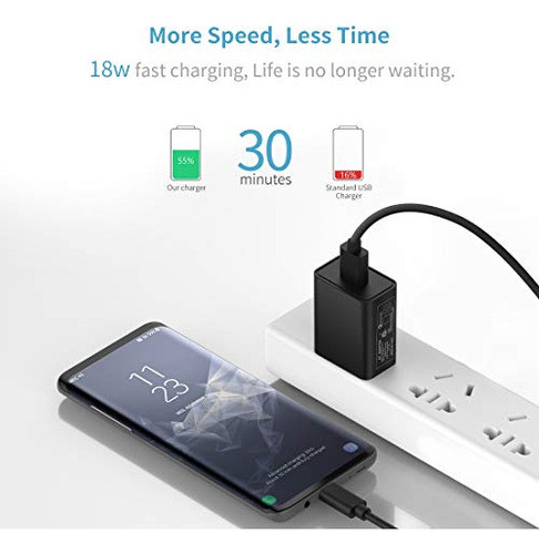 Kit De Cargador Rápido Cluvox Usb C, Compatible Para Samsung 1