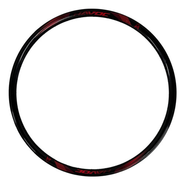 Aro  Aero Mtb 29 Parede Dupla 36 F Preto/ Vermelho Havoc 0 Aro  Aero Mtb 29 Parede Dupla 36 F Preto/ Vermelho Havoc 0