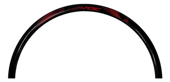 Aro  Aero Mtb 29 Parede Dupla 36 F Preto/ Vermelho Havoc 1 Aro  Aero Mtb 29 Parede Dupla 36 F Preto/ Vermelho Havoc 1