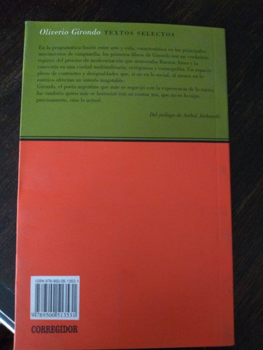 Libro Textos Selectos Oliverio Girondo Usado 1
