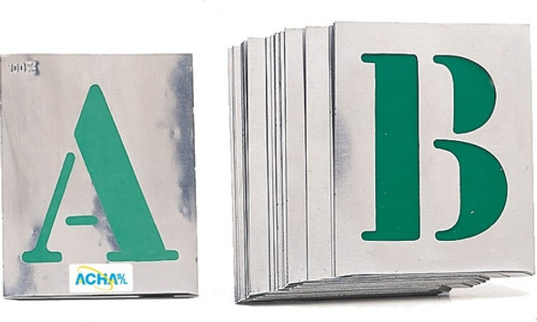Juego De Letras Aluminio Para Rotular Pintar Abecedario 30mm 0