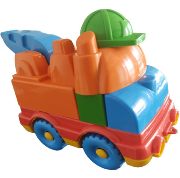 Carrinho Truck Baby Guincho Monta E Desmonta Pedagógico 0