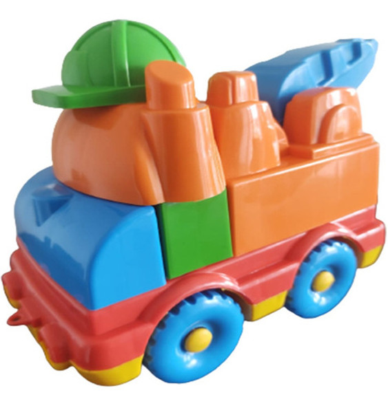 Carrinho Truck Baby Guincho Monta E Desmonta Pedagógico 1
