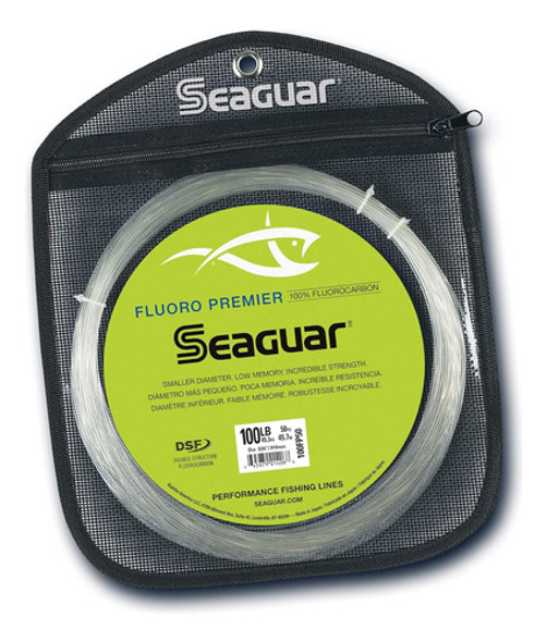 Seaguar Fluoro Premier Línea Fluorocarbono 50yd 100lb 0 Seaguar Fluoro Premier Línea Fluorocarbono 50yd 100lb 0