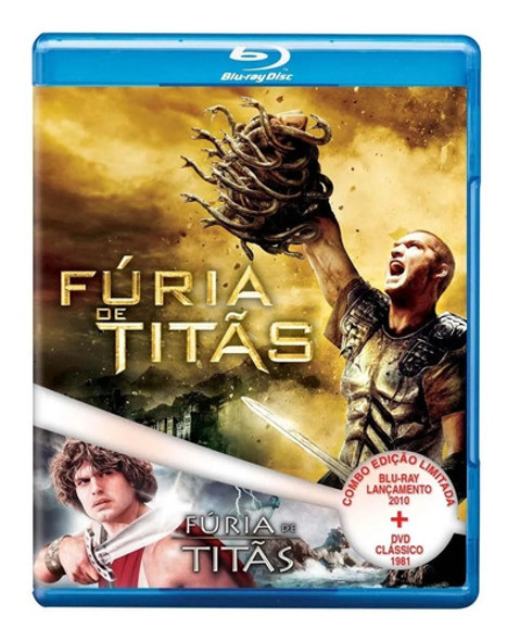 Blu-ray Fúria De Titãs + Dvd Clássico 1981 - Raro & Lacrado 0