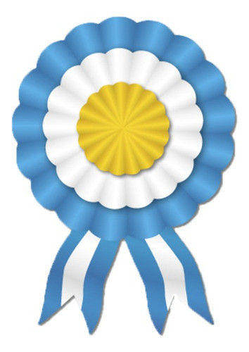 Escarapela Argentina Patria Decoración Banderín Cotillón 0