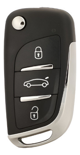 Controle Canivete Compatível Com Peugeot Universal 7 Alarmes 0
