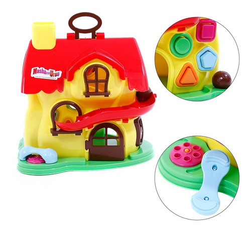 Casa De Atividades Desenho Masha E O Urso Cotiplás 0