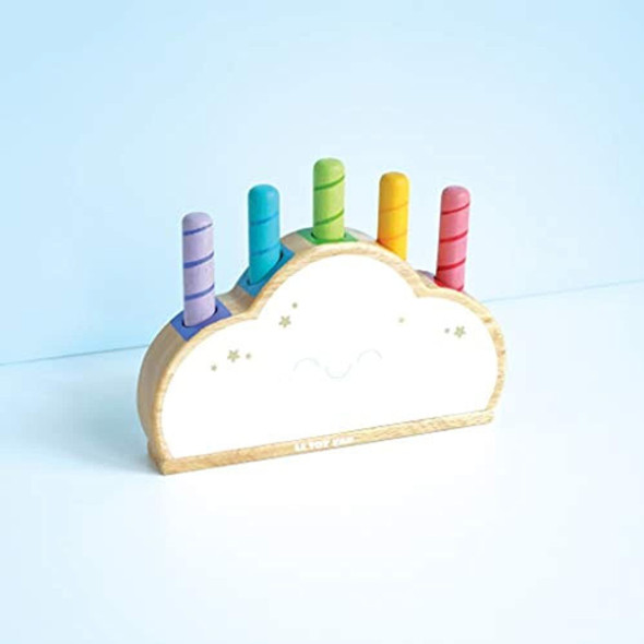 Le Toy Van Rainbow Cloud Pop Juguetes De Madera Premium Para 1