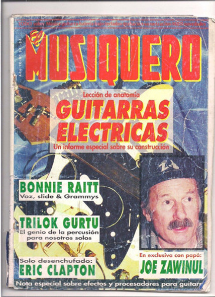 Revista El Musiquero N° 94 Zawinul Bonnie Raitt Clapton B5 0