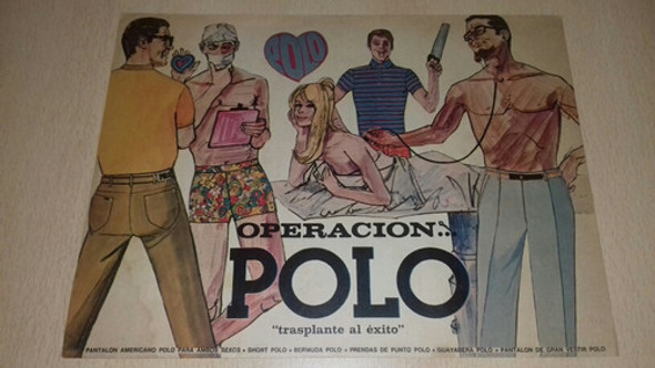 P295 Clipping Publicidad Ropa Para Hombres Polo Año 1968 0