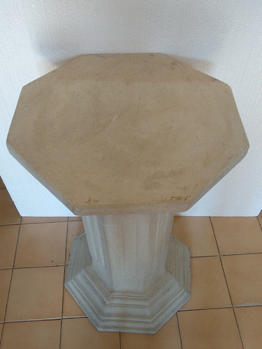Columna Base Cemento Octogonal 1