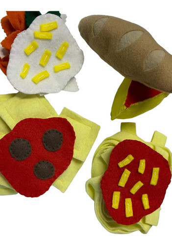 Juego Juguete Infantil Comidas Comiditas Kit Pastas 0
