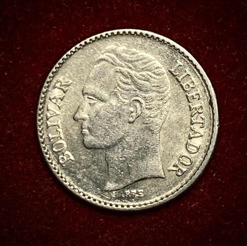 Moneda 25 Céntimos De Bolivar Venezuela 1977 Y 50 1
