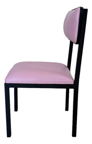 Cadeira Fixa Para Manicure E Pédicure Rosa Claro Perolado 1