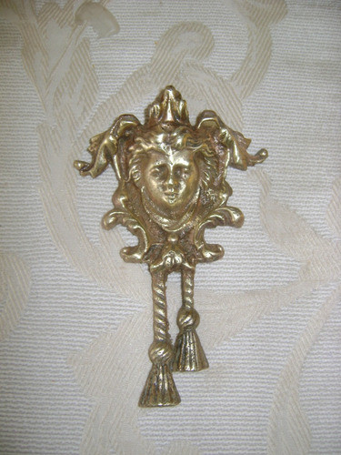 Antiguo Aplique Bronce Macizo Ducado Italiano Mueble Vitrina 0