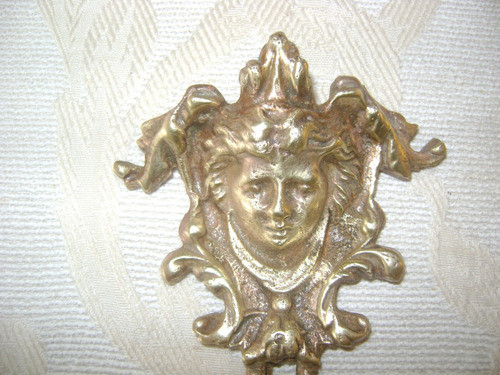 Antiguo Aplique Bronce Macizo Ducado Italiano Mueble Vitrina 1