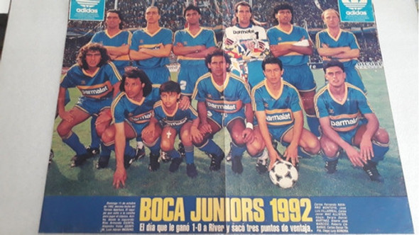 Póster Boca Le Ganó A River 1 A 0 En 1992 0