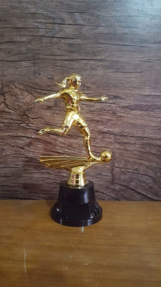 Set X3 Trofeo Plástico Futbol Femenino Oro 17cm Souvenir 1 Set X3 Trofeo Plástico Futbol Femenino Oro 17cm Souvenir 1