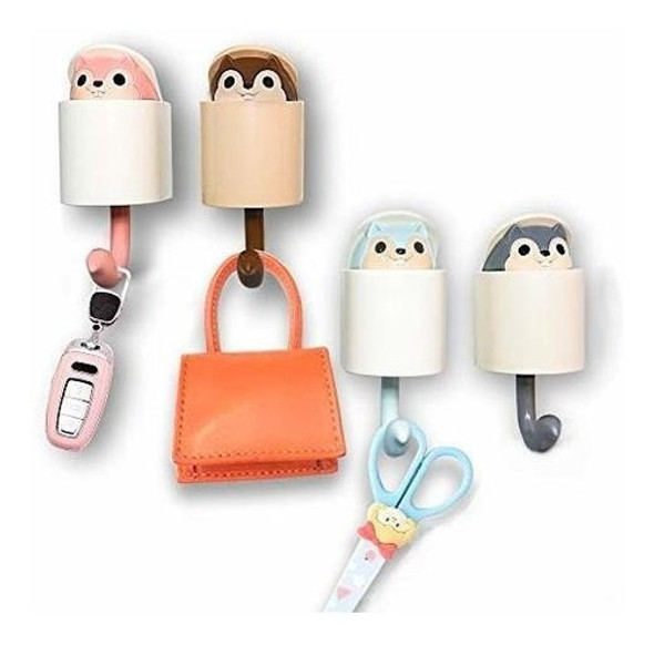 4 Ganchos Porta Llaves De Pared Decoracion Animales 0 4 Ganchos Porta Llaves De Pared Decoracion Animales 0