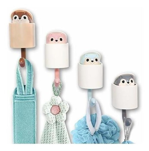 4 Ganchos Porta Llaves De Pared Decoracion Animales 1 4 Ganchos Porta Llaves De Pared Decoracion Animales 1