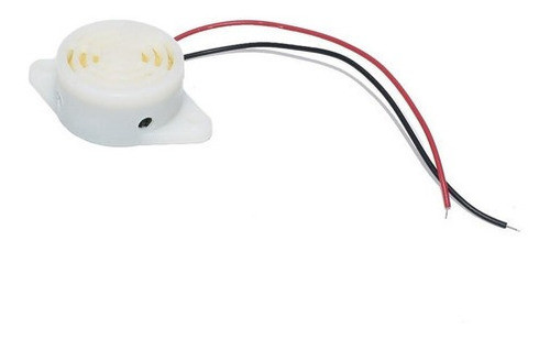 Kit 5un Buzzer Alarme Contínuo Alto 3v 12v 24v 95 Db 0