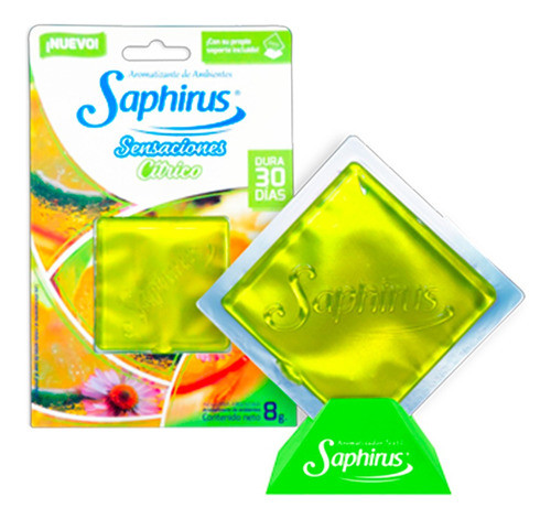 Sensaciones Citrico De 8g Saphirus Fragancia Ideal Auto 0