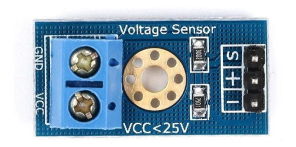 Kit 10un Módulo Sensor De Tensão Voltagem 25v Para Arduino 0