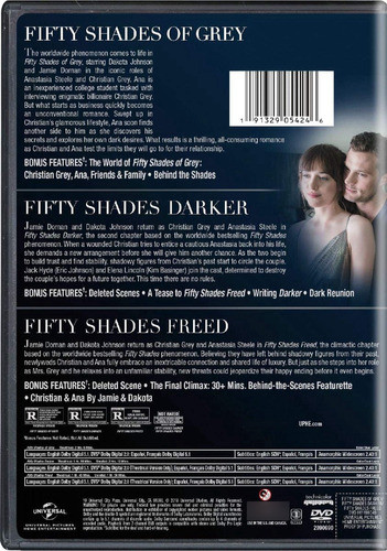 Fifty Shades - Trilogía En Dvd Original 1